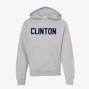 Clinton North Carolina Classic Block Youth Hoodie