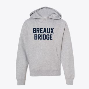 Breaux Bridge Louisiana Classic Block Youth Hoodie