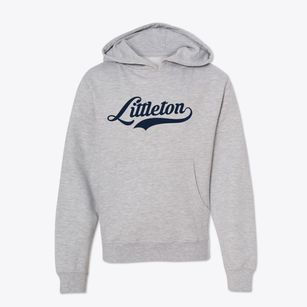 Littleton Massachusetts Vintage Team Youth Hoodie