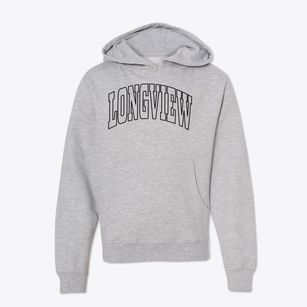 Longview Illinois Trendy Block Youth Hoodie