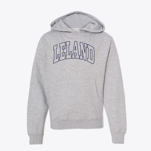 Leland Illinois Trendy Block Youth Hoodie
