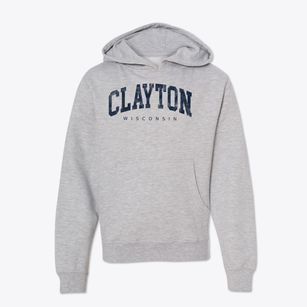 Clayton Wisconsin Urban Vibe Youth Hoodie
