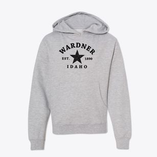 Wardner Idaho Star Youth Hoodie