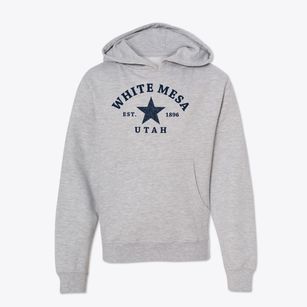 White Mesa Utah Star Youth Hoodie
