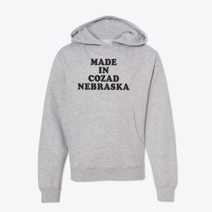 Cozad Nebraska Classic 70s Youth Hoodie