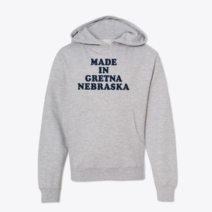 Gretna Nebraska Classic 70s Youth Hoodie