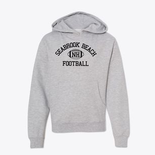 Seabrook Beach New Hampshire Football Youth Hoodie