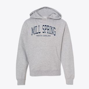 Mill Spring North Carolina Traditional Youth Hoodie