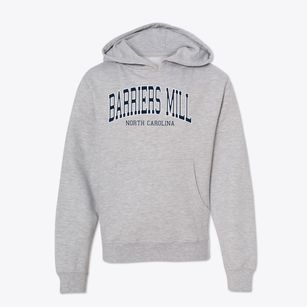 Barriers Mill North Carolina Traditional Youth Hoodie