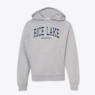 Rice Lake Minnesota Traditional Youth Hoodie