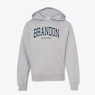 Brandon Mississippi Traditional Youth Hoodie