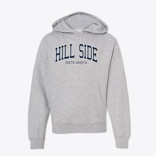 Hill Side South Dakota Traditional Youth Hoodie