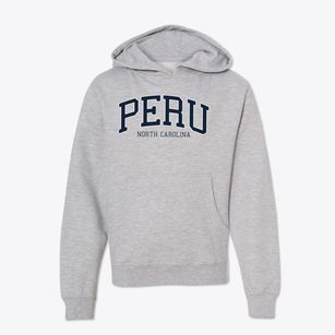 Peru North Carolina Traditional Youth Hoodie