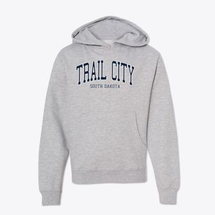 Trail City South Dakota Traditional Youth Hoodie