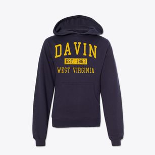 Davin West Virginia Classic Established Youth Hoodie