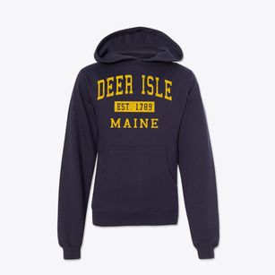 Deer Isle Maine Classic Established Youth Hoodie