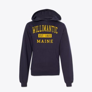 Willimantic Maine Classic Established Youth Hoodie