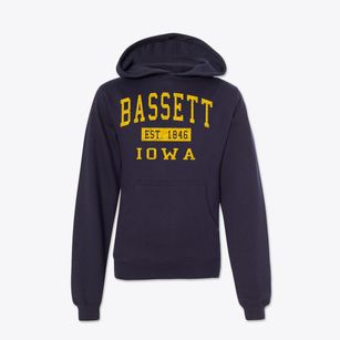 Bassett Iowa Classic Established Youth Hoodie