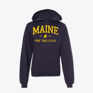  Maine Slogan Youth Hoodie