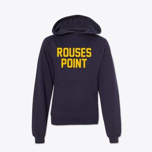 Rouses Point New York Classic Block Youth Hoodie