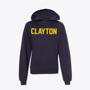 Clayton North Carolina Classic Block Youth Hoodie