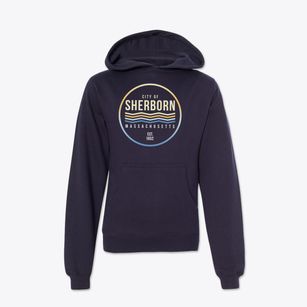 Sherborn Massachusetts Color Fade Youth Hoodie