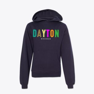 Dayton Wisconsin Color Pop Youth Hoodie