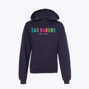 Sag Harbor New York Color Pop Youth Hoodie