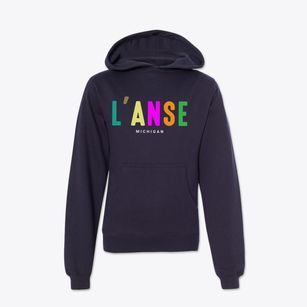 L'anse Michigan Color Pop Youth Hoodie