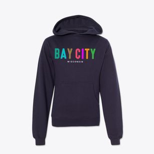 Bay City Wisconsin Color Pop Youth Hoodie