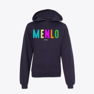 Menlo Iowa Color Pop Youth Hoodie