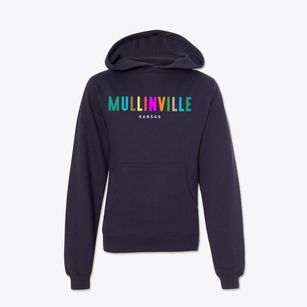 Mullinville Kansas Color Pop Youth Hoodie