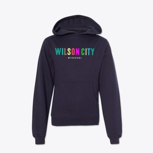 Wilson City Missouri Color Pop Youth Hoodie
