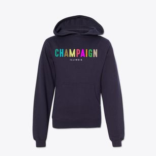 Champaign Illinois Color Pop Youth Hoodie