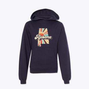  Alabama Retro Art Youth Hoodie