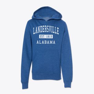 Landersville Alabama Classic Established Youth Hoodie