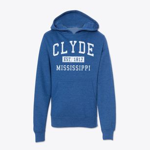 Clyde Mississippi Classic Established Youth Hoodie