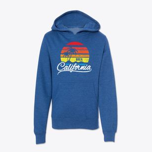 Brea California Palm Tree Sunset Youth Hoodie