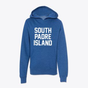 South Padre Island Texas Classic Block Youth Hoodie