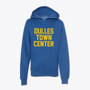 Dulles Town Center Virginia Classic Block Youth Hoodie