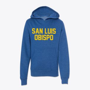 San Luis Obispo California Classic Block Youth Hoodie