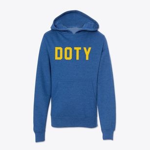 Doty Wisconsin Classic Block Youth Hoodie
