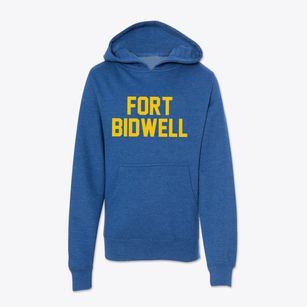 Fort Bidwell California Classic Block Youth Hoodie