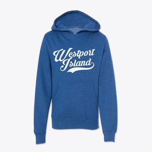 Westport Island Maine Vintage Team Youth Hoodie