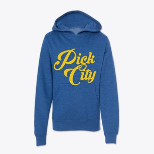 Pick City North Dakota Vintage Team Youth Hoodie