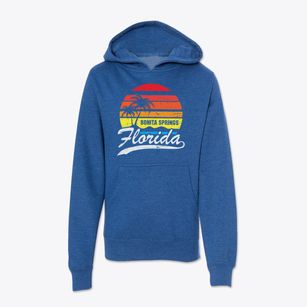Bonita Springs Florida Palm Tree Sunset Youth Hoodie