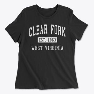 Clear Fork West Virginia Classic Established Women's Cotton T-Shirt