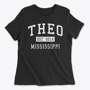 Theo Mississippi Classic Established Women's Cotton T-Shirt