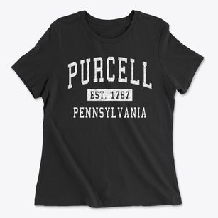 Purcell Pennsylvania Classic Established Women's Cotton T-Shirt