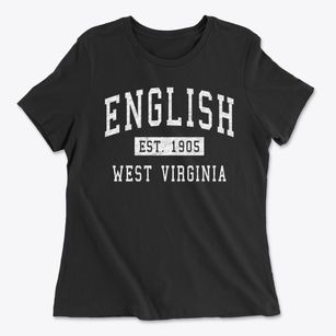 English West Virginia Classic Established Women's Cotton T-Shirt